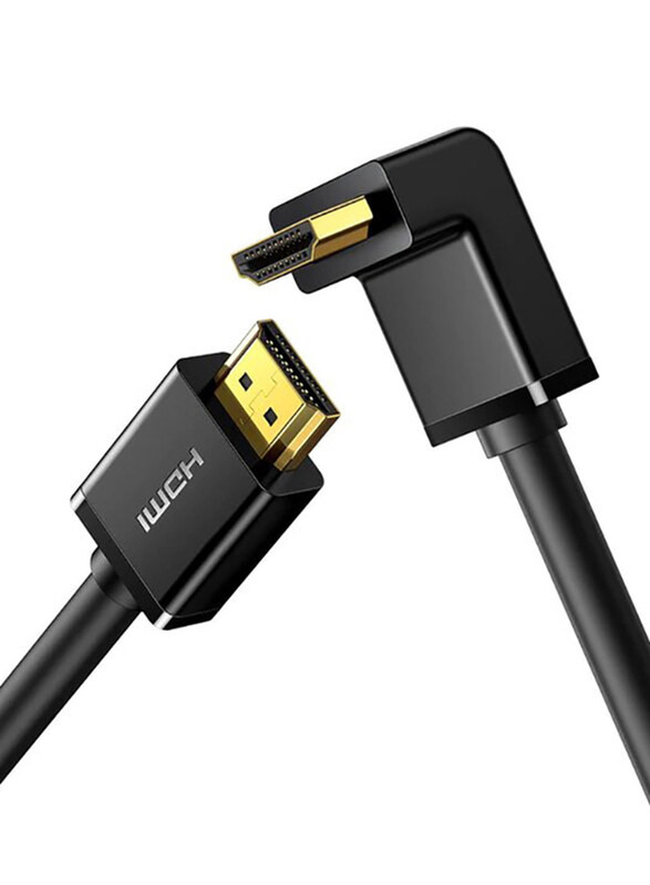 

Ugreen 2-Meter Right Angle 90 Degree HDMI Cable, HDMI to HDMI for Display Devices, Black