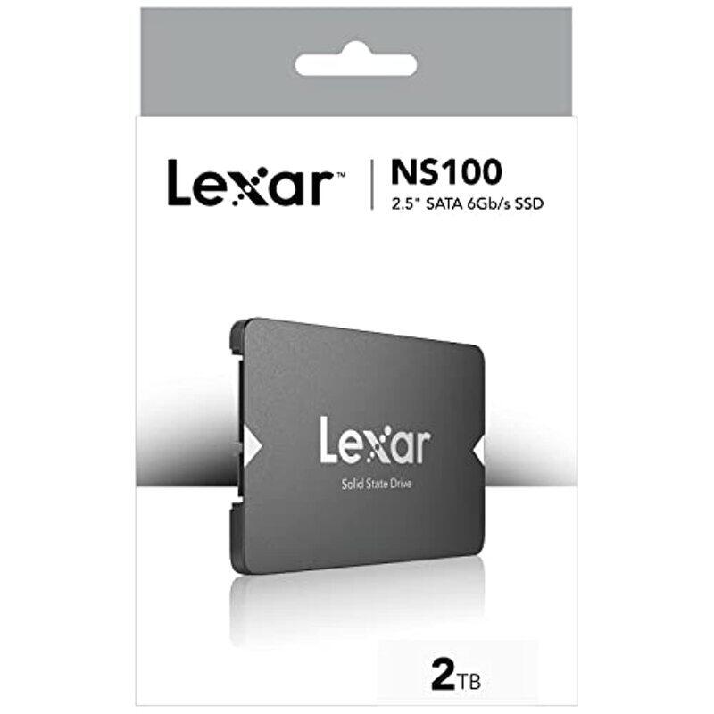 

Lexar 2TB Internal SSD 2.5 inch SATA III Solid State Drive, NS100, Black