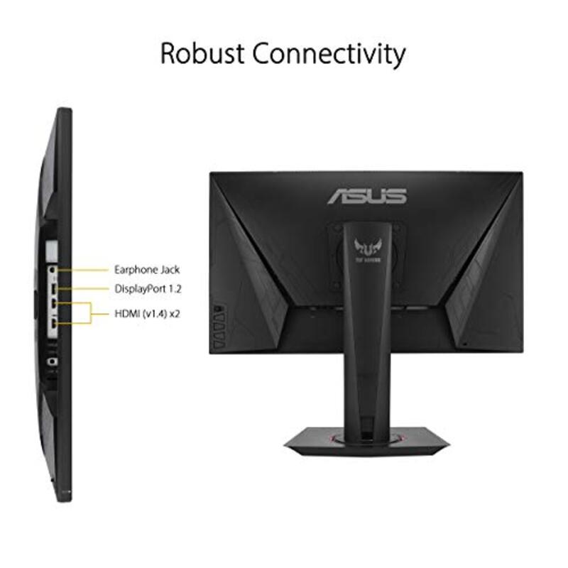 Asus 25-inch TUF FHD Gaming Monitor, VG259QR, Black