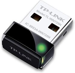 TP-Link 150mbps Wireless N Nano USB Adapter, Tl-wn725n, Black