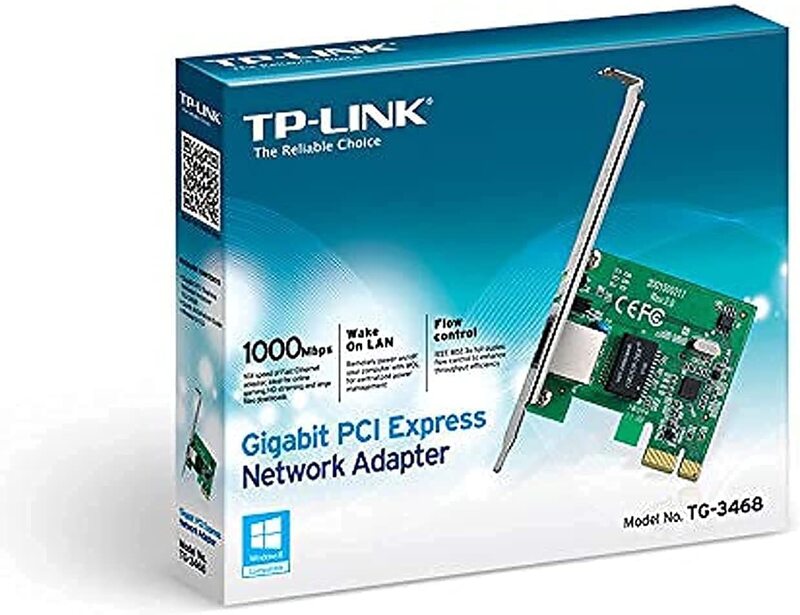 TP-Link Gigabit PCI Express Network Adapter, TG-3468, Multicolour