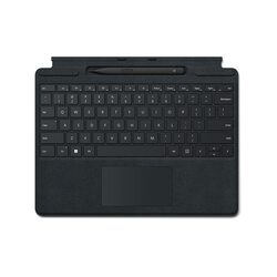 Microsoft Wireless Surface Pro Signature English Keyboard with Microsoft Surface Slim Pen 2, Black