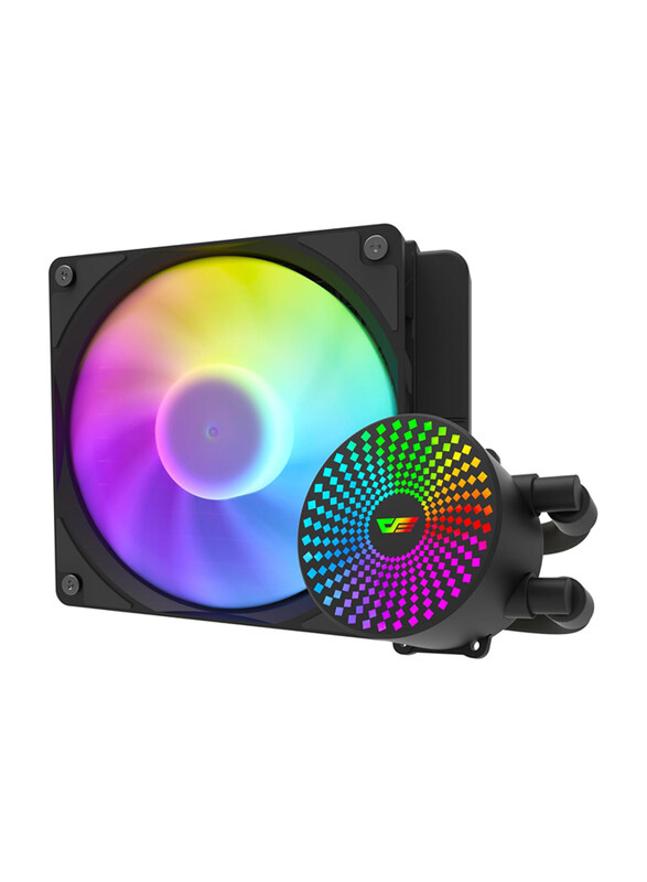 

Aigo Darkflash DC120 ARGB Light Sync and 1800RPM 120mm Low Noise CPU Cooler, Black