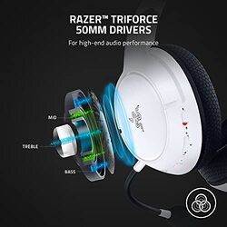 Razer RZ04-03970300-R3M1 Kaira X Wired Over-Ear Headset, White