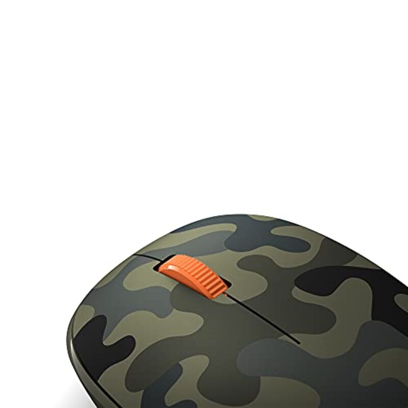 Microsoft Modern Camo Bluetooth Optical Mouse, 8KX-00028, Forest