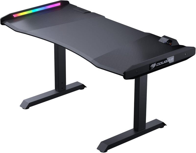 

Generic Cougar Mars 150 Pro Ergonomic & Scratch Resistant Dual RGB Gaming Desk, Black