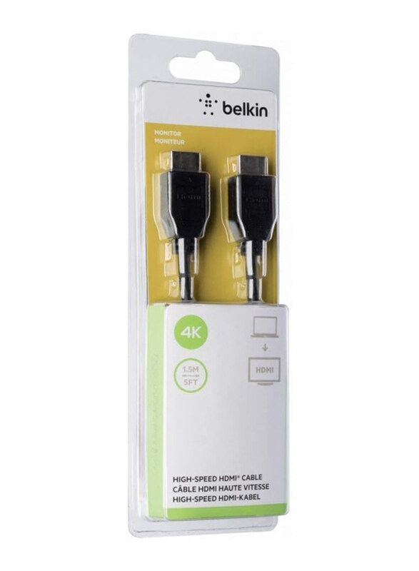 

Belkin 1.5-Meter HDMI 2.0 Cable, HDMI to HDMI for Television, Black