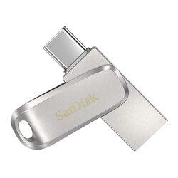 SanDisk 128GB Ultra Dual USB 3.1 Flash Drive, Silver