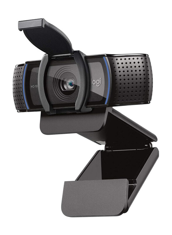 

Universal Logitech C920S Pro HD Webcam with Privacy Shutter, Black