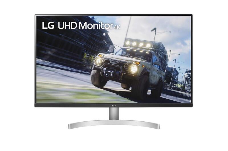 LG 32 inch UHD 4K Monitor, 60 Hz,4 ms, 32UN500-W, Silver