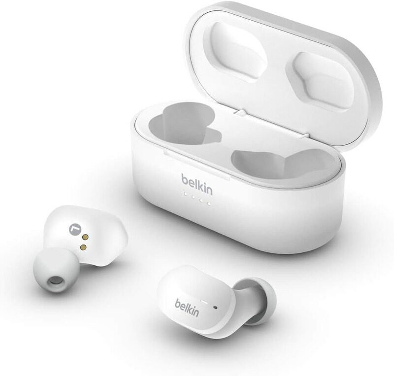 

Belkin True Bluetooth In Ear Earbuds with Noise Isolation, AUC001btWH, White