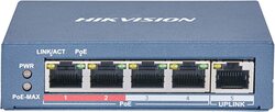 Hikvision DS-3E0105P-E/M(B) Switch, 4 X 100m Poe Ports & 1 X 100m Ethernet Port, Black