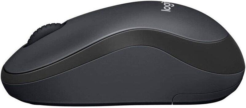 Logitech M220 Silent Wireless Optical Mouse, Dark Grey