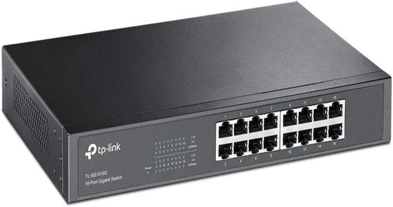 

TP-Link 16 Port Gigabit Desktop Switch, Black