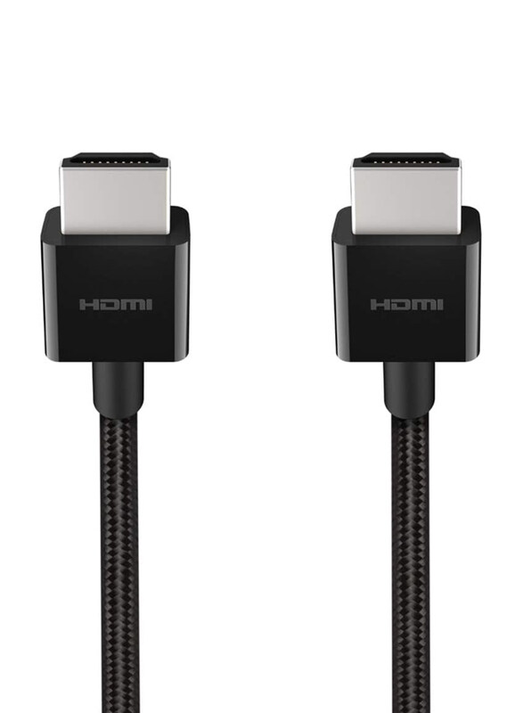 

Belkin 2-Meter HDMI 2.1 Braided Cable, HDMI to HDMI for Television, Black