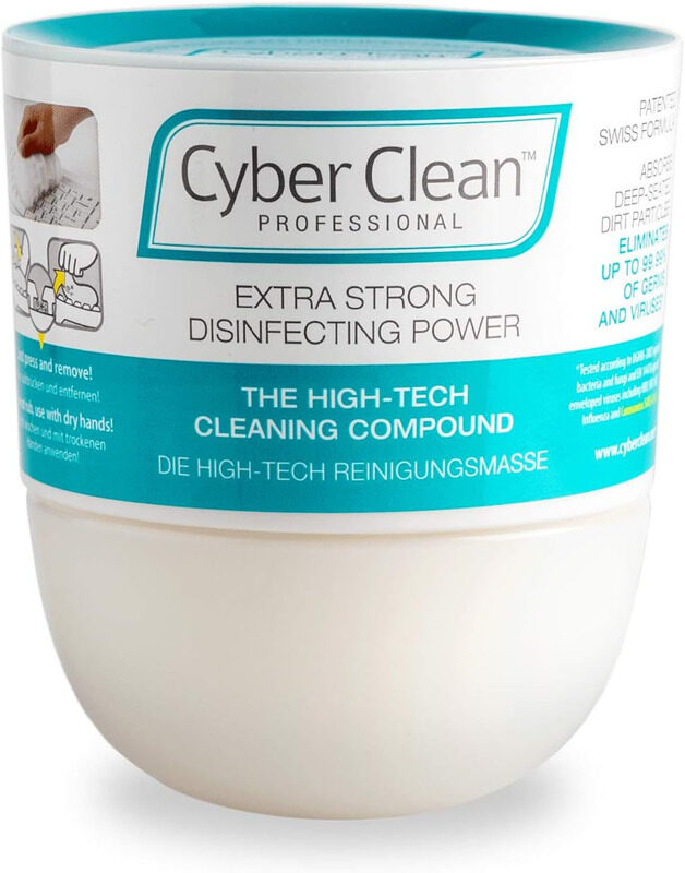 

N/a Cyber Clean Extra Strong Disinfection Powder Cleaning Compound for Keyboards, 160gm, Multicolour