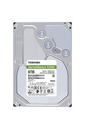Toshiba 8TB S300 Surveillance 3.5” Internal Hard Drive with CMR SATA 6gb/s 7200 RPM 256MB Cache, HDWT380UZSVAR, Multicolour