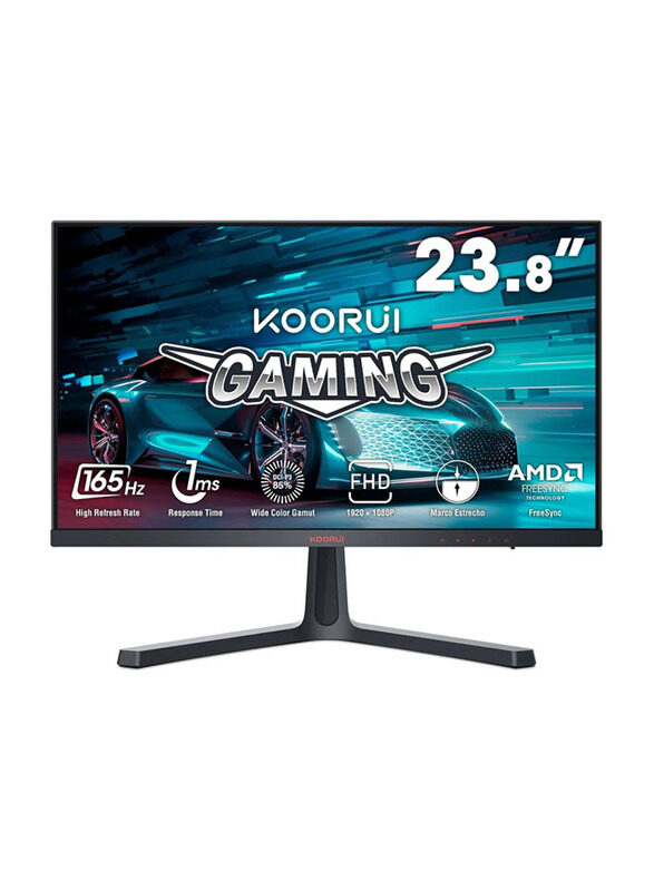 

Koorui 24 Inch FHD LED Gaming Monitor with Tilt Adjustable, 24E4, Black