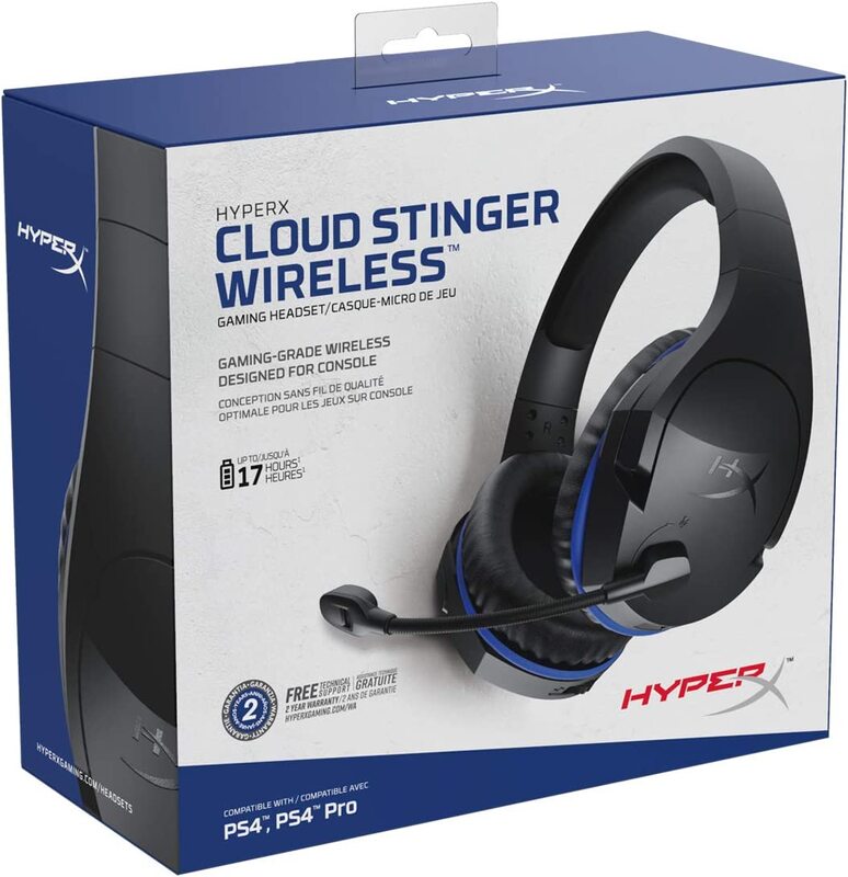 HyperX Cloud Stinger Wireless Gaming Headset, Black