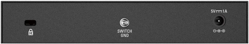 D-Link DGS-108 8-Port Gigabit Ethernet Switch, Black
