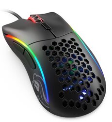 Glorious GLO-MS-DM-MB Model-D Minus Wired Optical Gaming Mouse for PC, Matte Black