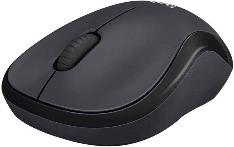 Logitech M220 Silent Wireless Optical Mouse, Dark Grey