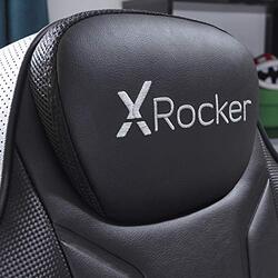 Xrocker 43324 Monsoon RGb 4.1 Gaming Chair, Black