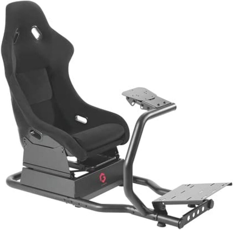 

Multiple Gameon Pro Racing Simulator Cockpit With Gear Shifter Mount, Black