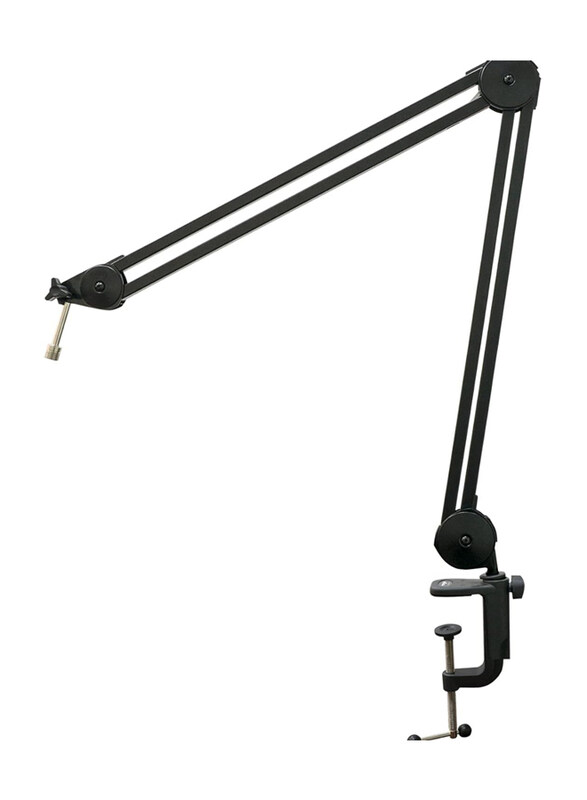 

512 Audio Bba Adjustable Microphone Boom Arm for Podcasting, Broadcasting, Streaming & Recording, Black