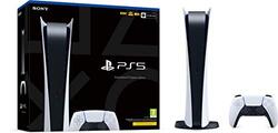 Sony PlayStation 5 Digital Edition Console, White