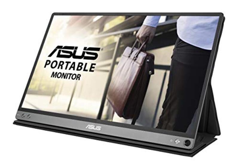 Asus 15.6 Inch Zenscreen Go Full Had IPS Eye Care LCD Monitor with USB Type C Portable, MB16AP, Black