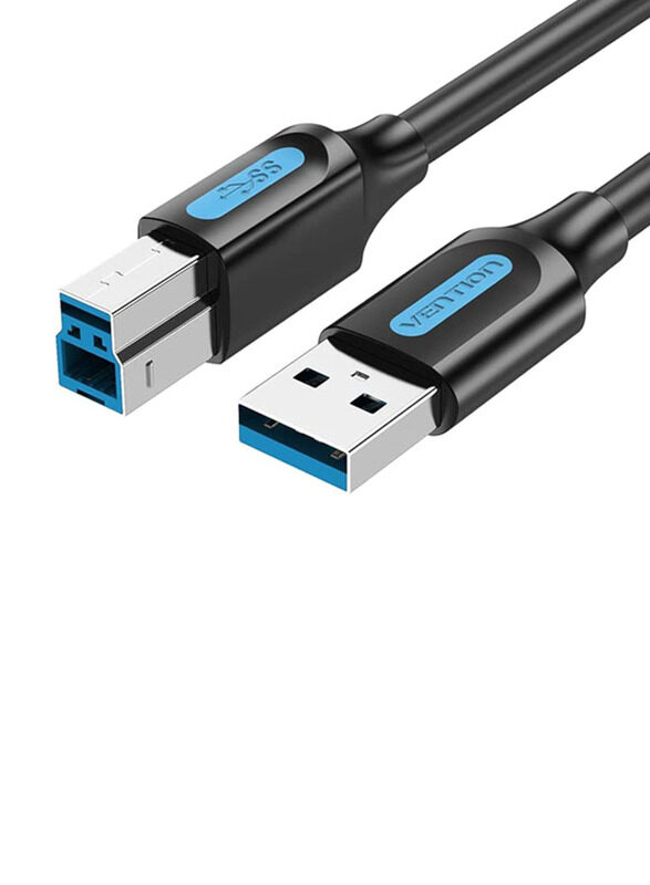 

Vention 3-Meter Transmission Speed Cable, USB Type A to USB Type B for Printer/Portable External Hard Drive/Camera/Mobile Storage/Computer/Smart Devic