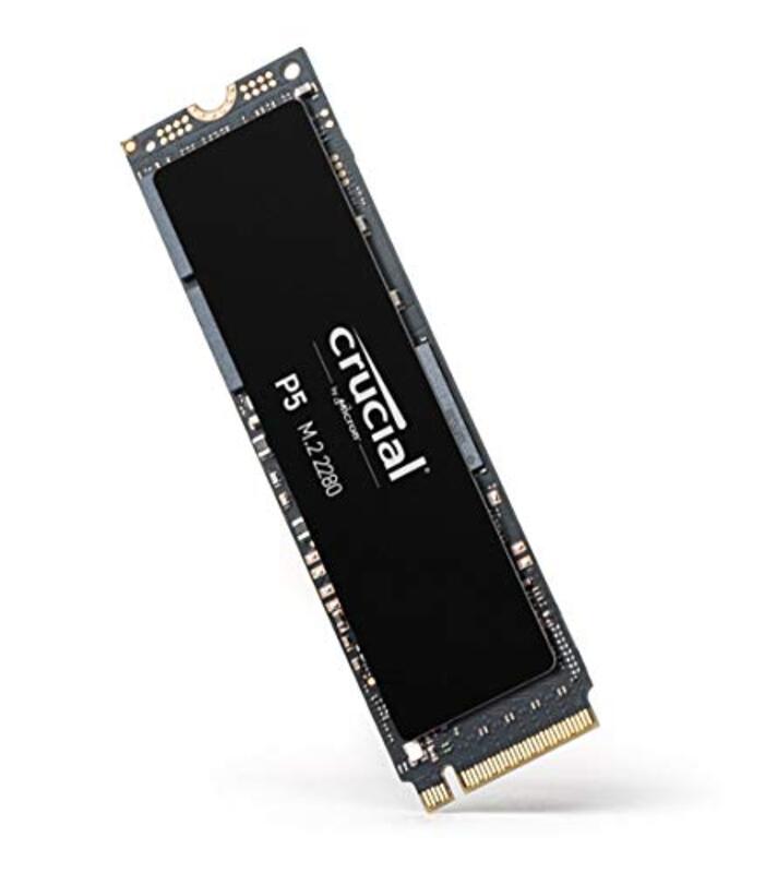 Crucial 500GB P5 3D NAND PCIe M.2 Internal SSD with Up to 2400 MB/s for PC/Laptop, CT500P5SSD8, Black