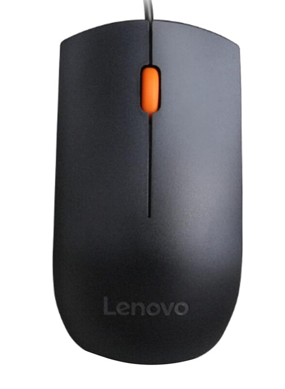 Lenovo 300 Wired Optical Mouse, Gx30M39704, Black