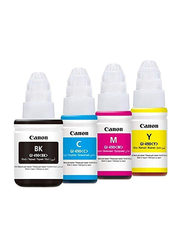 

Canon GI-490 Multicolour 4-Piece Ink Cartridge Set