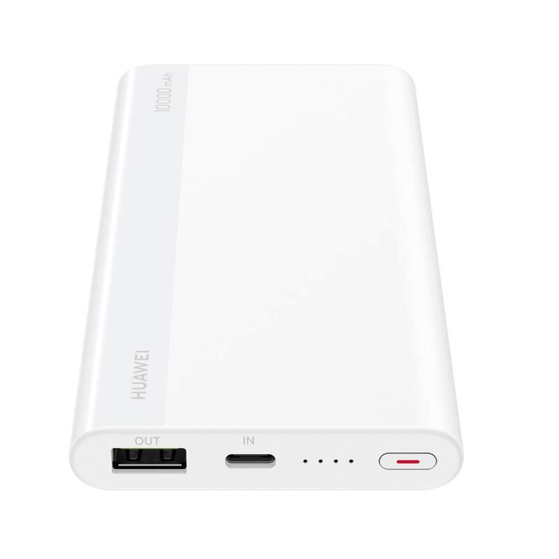 Huawei 10000mAh Wired Max 18W Power Bank with Type-C Input, CP11QC, White