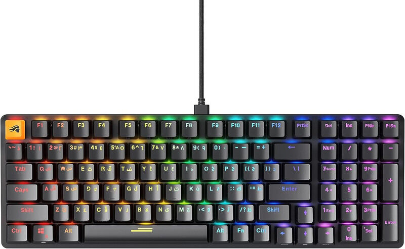 

Multiple Glorious GMMK 2 96% Arabic & English RGB Gaming Keyboard, Black