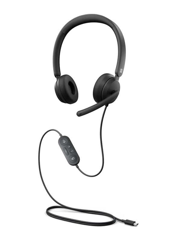 

Microsoft SRFC Modern Wired Over-Ear Headset with USB-C Connecter, Black