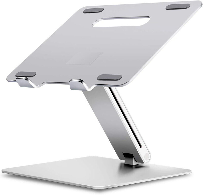 

NA Upergo AP-2V Aluminium Height Adjustable Laptop Stand for 11"-15.6" Laptops, Silver