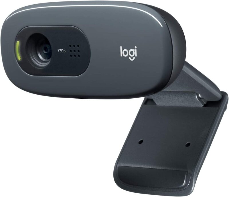 Logitech 3MP HD 720p Desktop/Laptop Webcam, Black