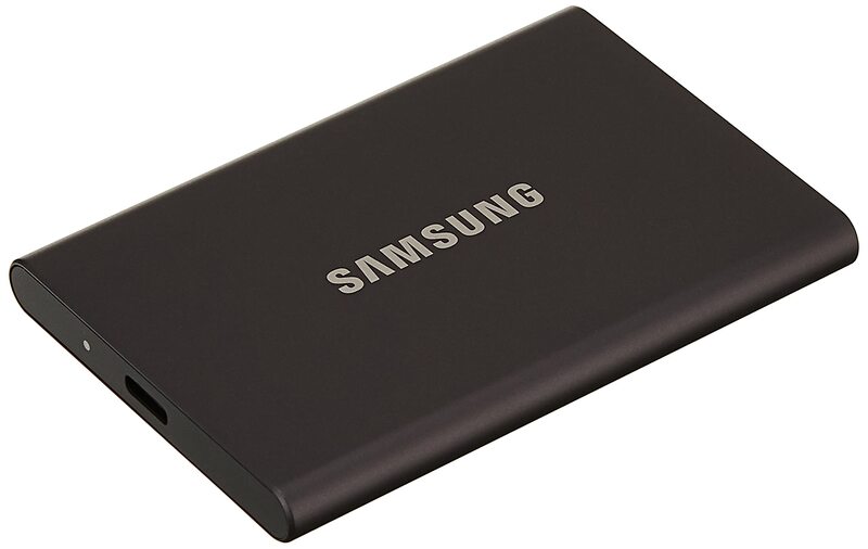 Samsung 500GB SSD T7, USB 3.2 Solid State Drive, Grey