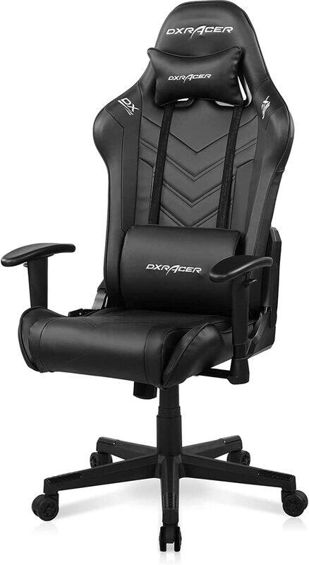 

DXRacer Prince Series P132 Gaming Chair, 1D Armrests with Soft Surface, Black