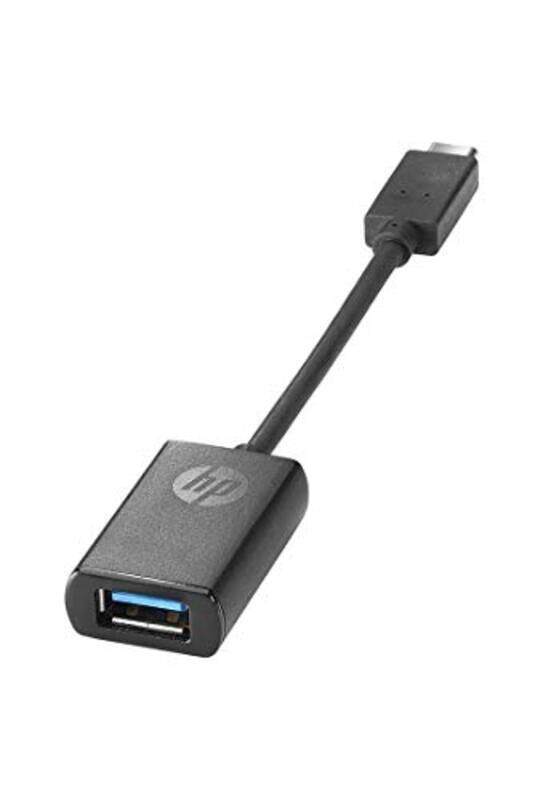 

HP USB 3.0 Adapter, UBS Type-C to USB Type A for USB Type-C Devices, P7Z56AA, Black