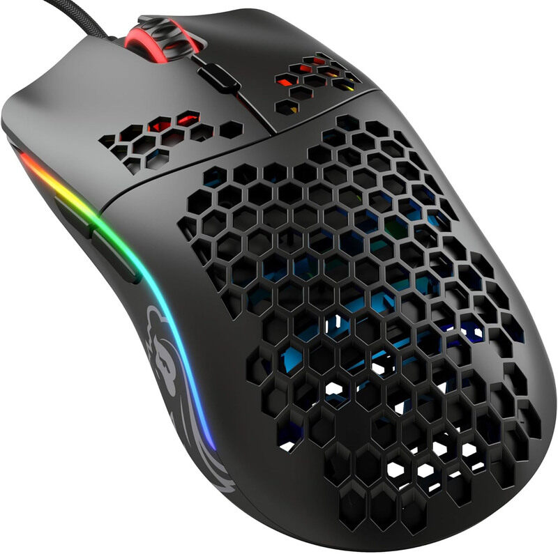 

Multiple Glorious Model O Minus Superlight Honeycomb Gaming Mouse with Lights, Matte Black