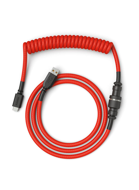 

Glorious Coiled Keyboard Cable, USB Type A to USB Type-C for Personal Computer, Red