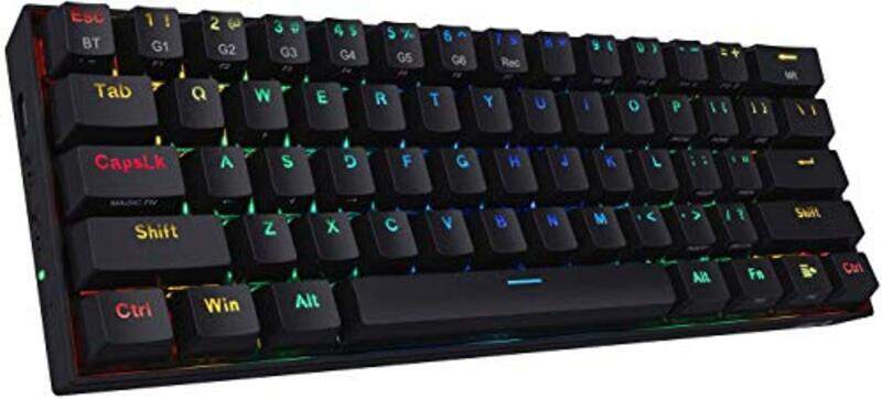 

Redragon K530 Draconic 60% Integrated Wireless Mechanical Gaming English Keyboard, Brown