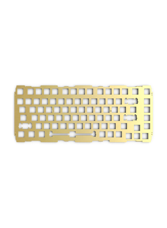 

N/a Glorious Gaming Race GMMK Pro 75 Percent Brass Switch Plate for PC, Gold