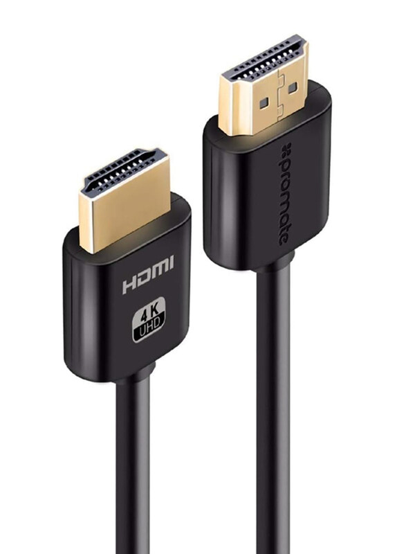 

Promate 5-Meter HDMI Cable, HDMI to HDMI for Television, Black