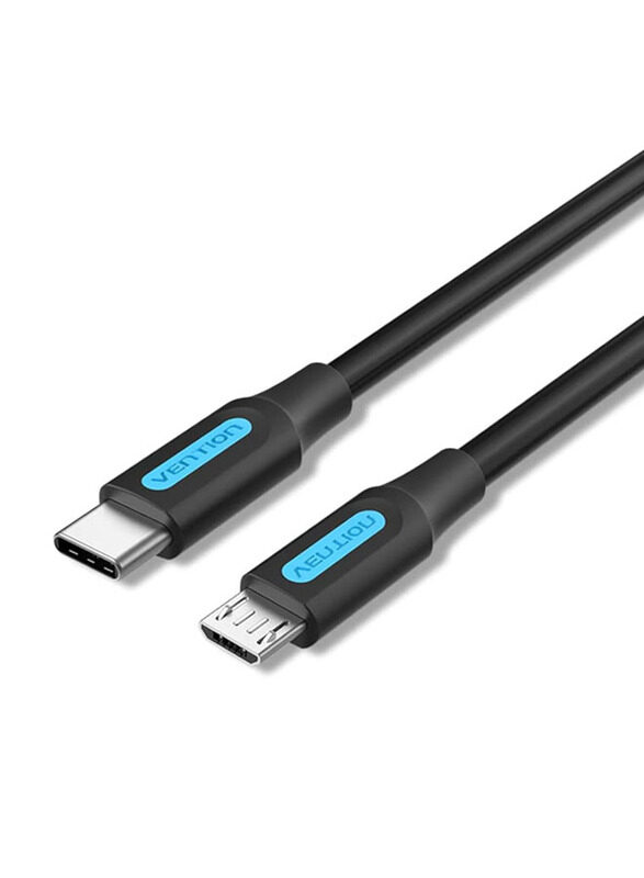 

Vention 0.5-Meter USB Cable, USB Type-C to Micro-B USB (5 pin) for Samsung Huawei Xiaomi Meizu MacBook Xiaomi Notebook, Black