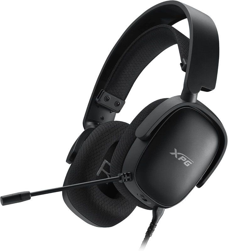 

Generic Xpg Wired Large Precog S On Ear Gaming Headset, PRECOG S-BKCWW, Black